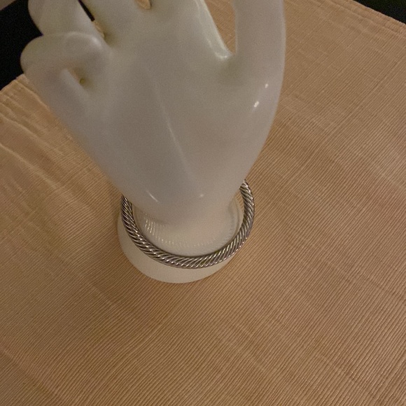 Cuff bracelet Silvertone - Picture 6 of 12